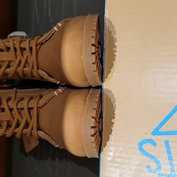 New in Box: ThereAbouts Toddler Girls Lil Piper Memory Foam Stacked Heel Boots - Picture 6 of 13